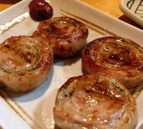 烤豬肉紫蘇卷