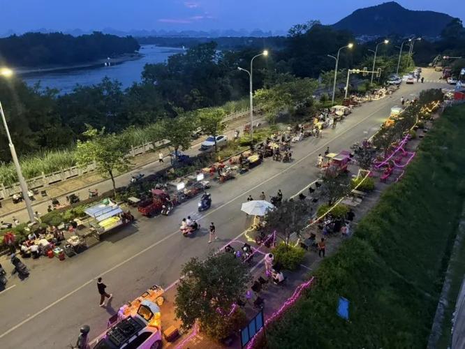 龙门大桥夜市